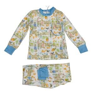 NWT My Three Sons Size 2 Funny Bunny 2 Piece PJs